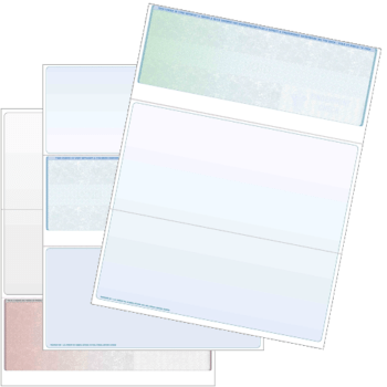 Blank check stock for businesses with high security at affordable prices - ZBP Forms