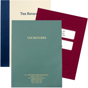 Tax Return Folders for Accounting Professionals, Hundreds of Styles and Options - ZBP Forms