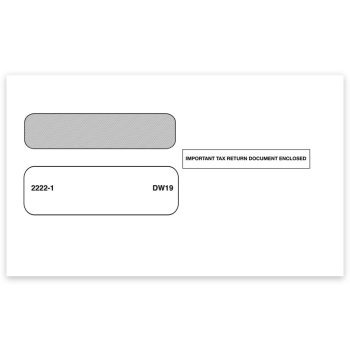 1099 Envelopes for 3up 1099NEC Forms and More, Gum Moisture Seal - ZBPforms.com