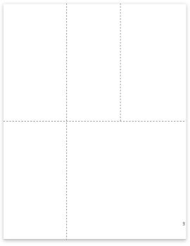 1099 W2 Blank Perforated Universal Paper - ZBPforms.com