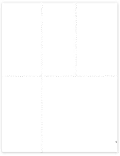 1099 W2 Blank Perforated Universal Paper - ZBPforms.com
