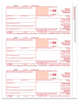 1098E Forms, Student Loan Interest Information. IRS Copy A Official 1098-E Tax Forms - ZBPforms.com