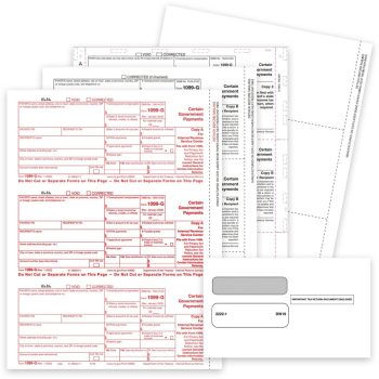 1099G Tax Forms for Certain Government Payments. Official Forms, Blank Perforated Paper and Envelopes for 1099-G Forms - ZBPforms.com
