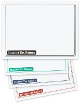 Large Client Income Tax Return Envelopes without Windows. 13x10. 4 Colors - ZBPforms.com