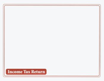 Income Tax Return Envelope 10x13 Burgundy ENV310 - ZBP Forms