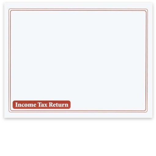 Large Client Income Tax Return Envelopes without Windows. 13x10. Burgundy Red - ZBPforms.com