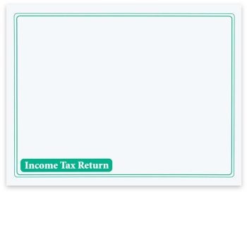 Large Client Income Tax Return Envelopes without Windows. 13x10. Green - ZBPforms.com