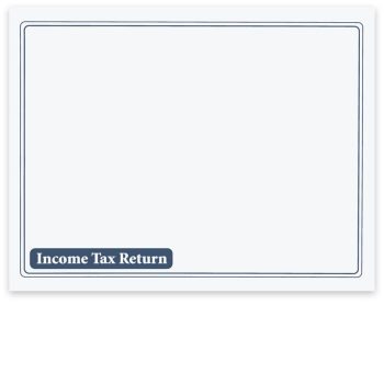 Large Client Income Tax Return Envelopes without Windows. 13x10. Blue - ZBPforms.com