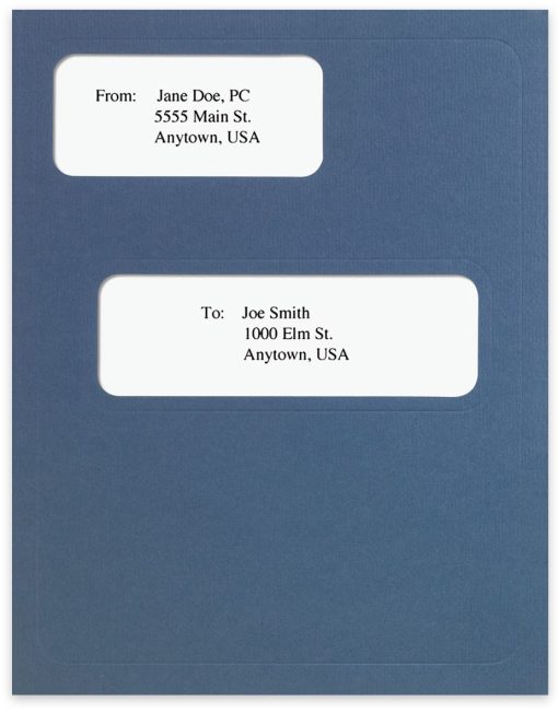 Blue Window Folders for CCH ProSystem Software. 2 Large, Alternate Windows - ZBPforms.com