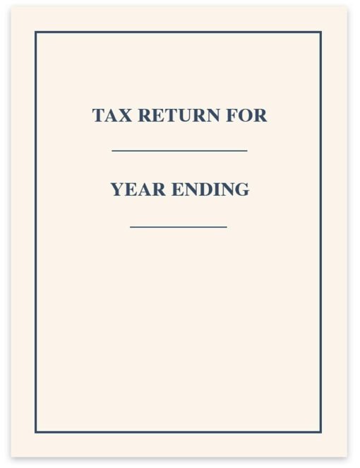 Write-On Tax Return Folders with Pockets. Write in Client Name and Tax Year - ZBPforms.com