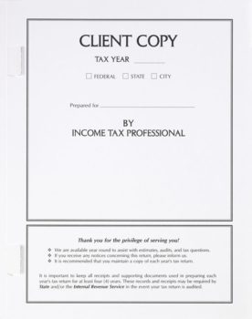 Client Copy Tax Folder with Side Staple Tabs at More at Deep Discounts SCW01 - ZBP Forms