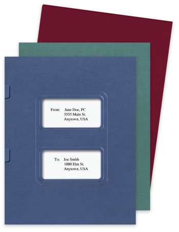 Window Tax Folders with Side Tabs, Compatible with ProSeries & Lacerte Software - ZBPforms.com