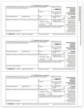 Form 1099Q for Payments from Qualified Education Programs. Official Recipient Copy B 1099-Q Forms - ZBPforms.com
