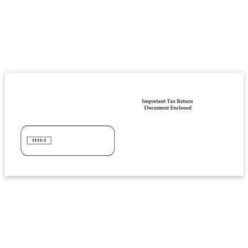 Envelopes for 1042 Forms, Single Window - ZBPforms.com