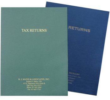 Expanding Pocket Tax Return Folders with Foil Stamping - Personalize With Logos and More - ZBPForms.com