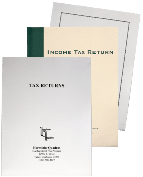 Custom Printed Tax Folders with Logos and More in Many Colors of Ink and Paper - ZBP Forms