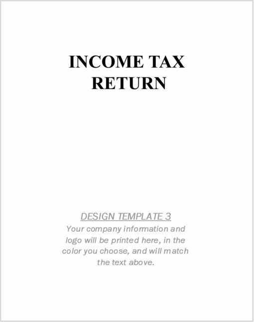 Custom Tax Folder Design Template 3 - ZBPForms.com