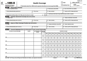 1095-B Forms, Official IRS version - ZBP Forms