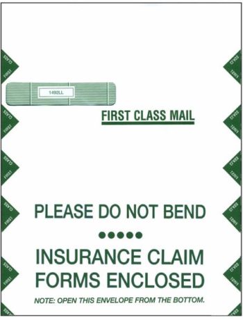 First Class Hospital Envelope Portrait Style
