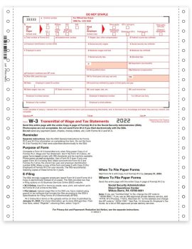 Carbonless W3 Transmittal Forms, 2-part for Dot Matrix Printers or Typewriters - ZBPforms.com