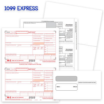 1099 Express Software Compatible 1099 & W2 Tax Forms and Envelopes for 2022 - ZBPforms.com