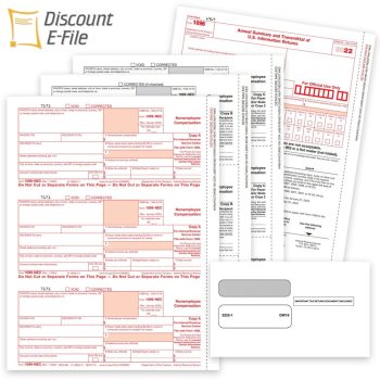 1099 Form and Envelope Sets for 2022 1099 Filing, Official IRS Forms and More - ZBPforms.com
