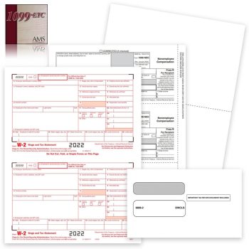 1099ETC Software Compatible 1099 & W2 Tax Forms and Envelopes for 2022 - ZBPforms.com