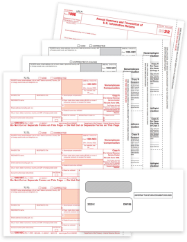 1099NEC Tax Forms and Envelopes Sets for Non-Employee Compensation Reporting - ZBPforms.com