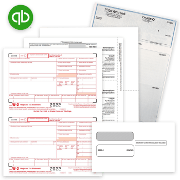 Intuit QuickBooks Software Compatible 2022 Tax Forms and Checks - ZBPforms.com