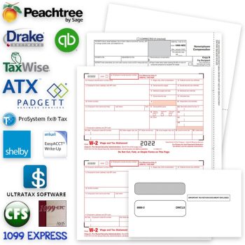 1099 & W2 Forms and Envelopes Compatible with Accounting Software - ZBPforms.com