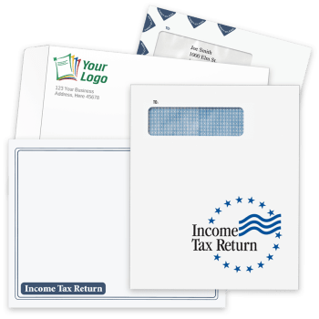 Large Client Tax Return Envelopes, Windows, Custom Printing & More - ZBPforms.com