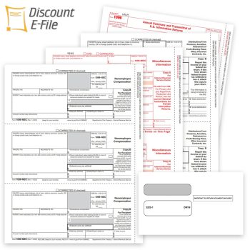 Official IRS 1099 Tax Forms for 2023, Preprinted Laser Forms - zbpforms.com