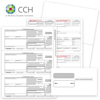 CCH ProSystem fx Compatible 1099 & W2 Tax Forms and Envelopes, Official Forms and Blank Perforated Paper - zbpforms.com