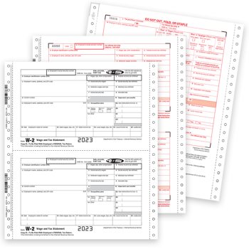 W2 Carbonless Continuous Tax Forms for 2023 - zbpforms.com